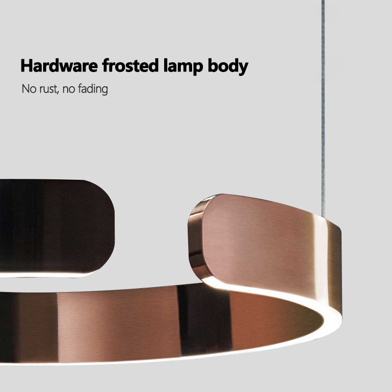 Moderner LED-Ring-Kronleuchter für das Wohnzimmer | Desfino