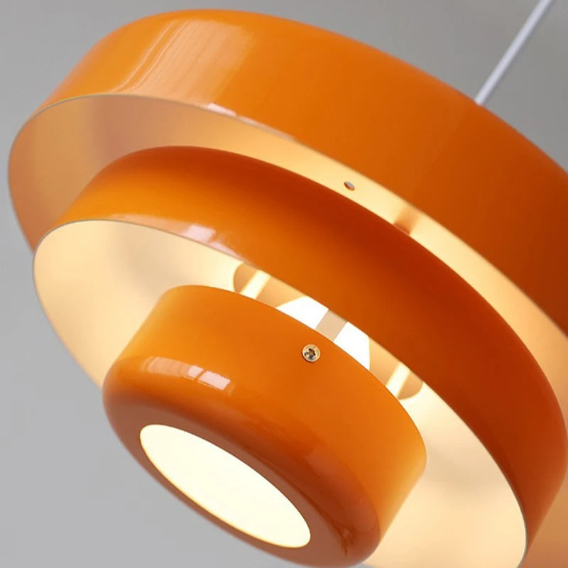 Justerbar Bauhaus LED-pendellampa — svart, guld och grön | Desfino