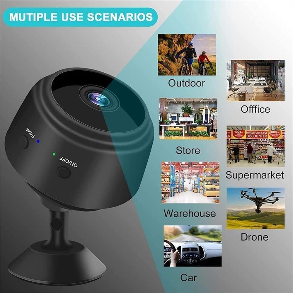 Cameră de securitate Wi-Fi de interior Veyra Mini — design compact - Desfino