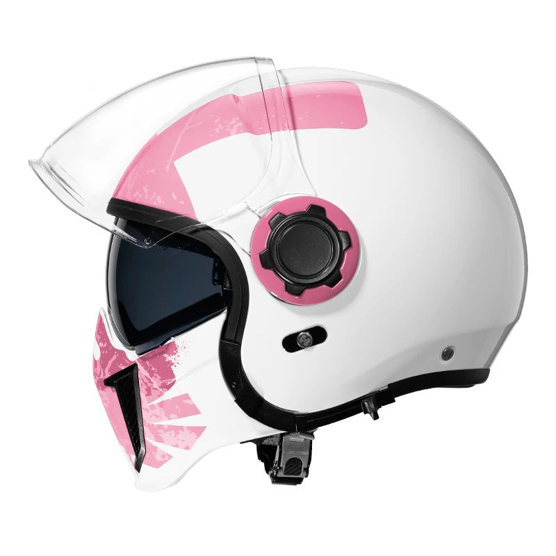 AstraGuard Modular Motorcycle Helmet — Dual Visors, DOT/ECE/FMVSS-218 - Desfino