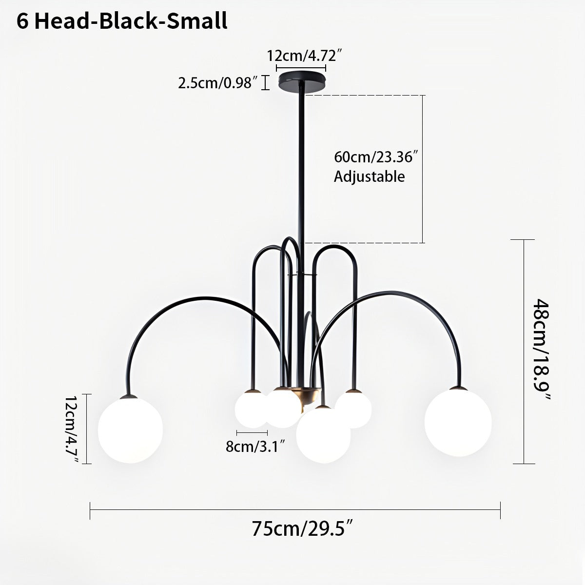 Avi Double Layer Glass Chandelier | Desfino