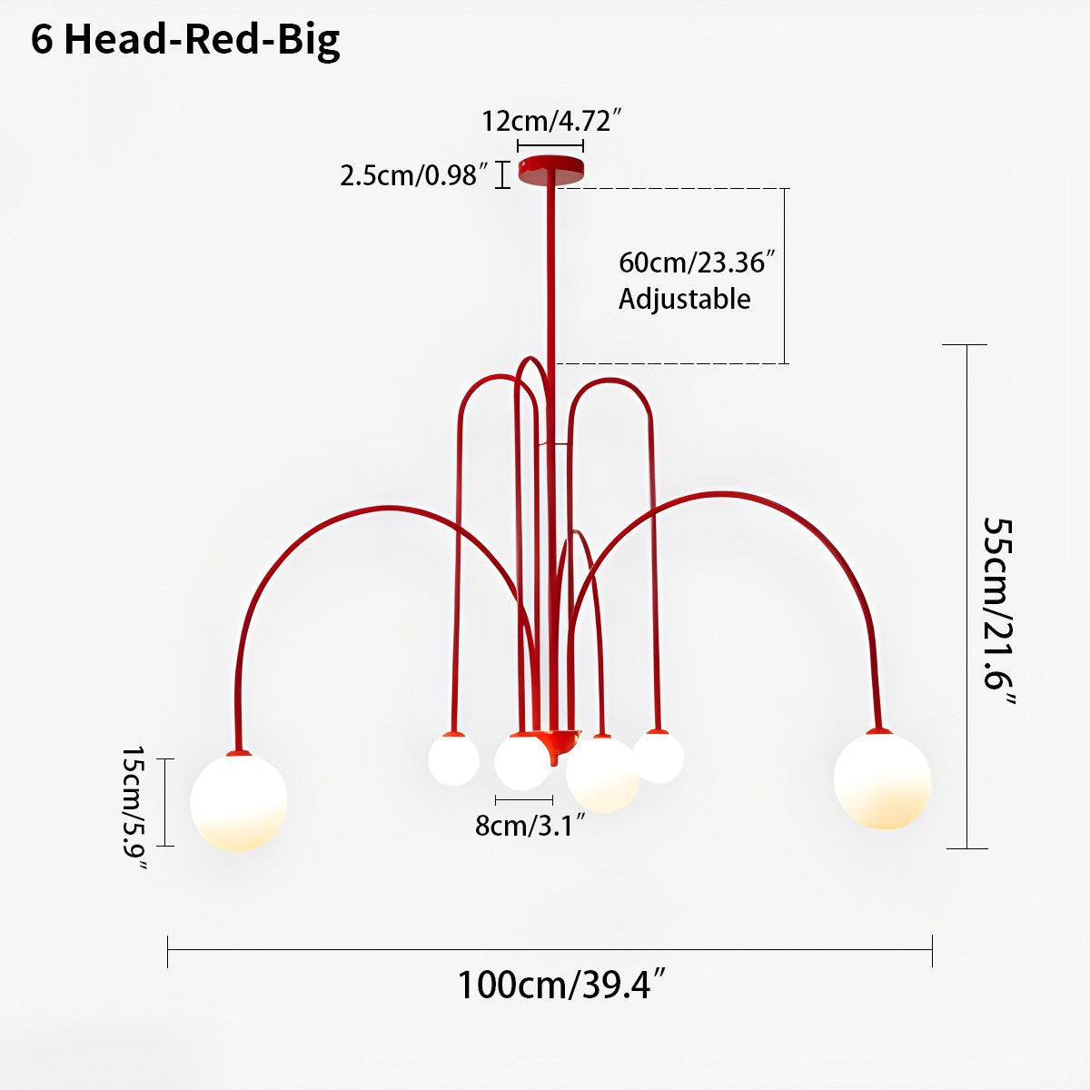 Avi Double Layer Glass Chandelier | Desfino