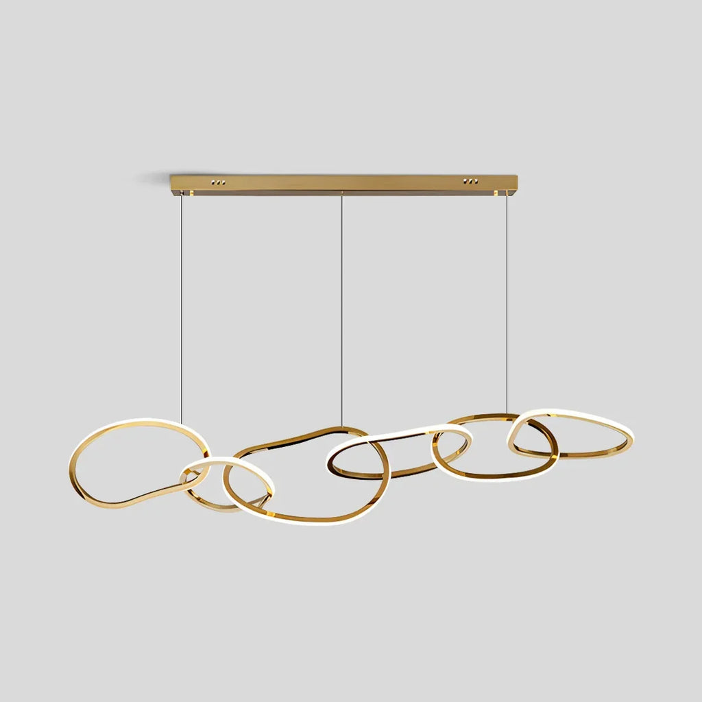 Moderner minimalistischer Ring-Kronleuchter | Desfino