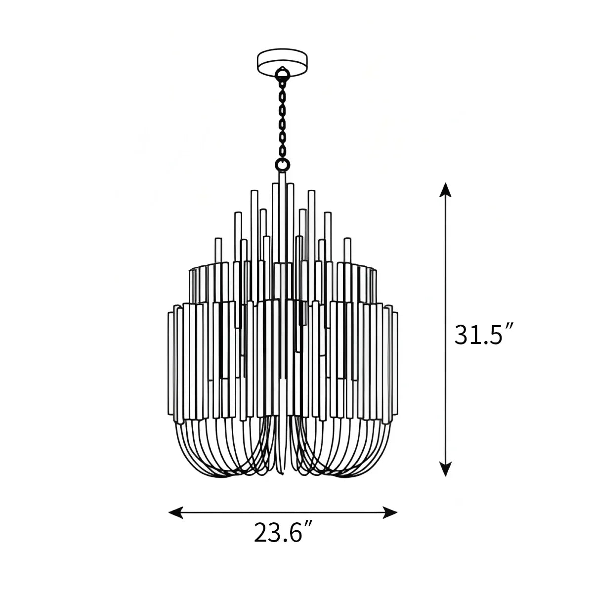 Twiggy Chandelier for Dining Room | Desfino