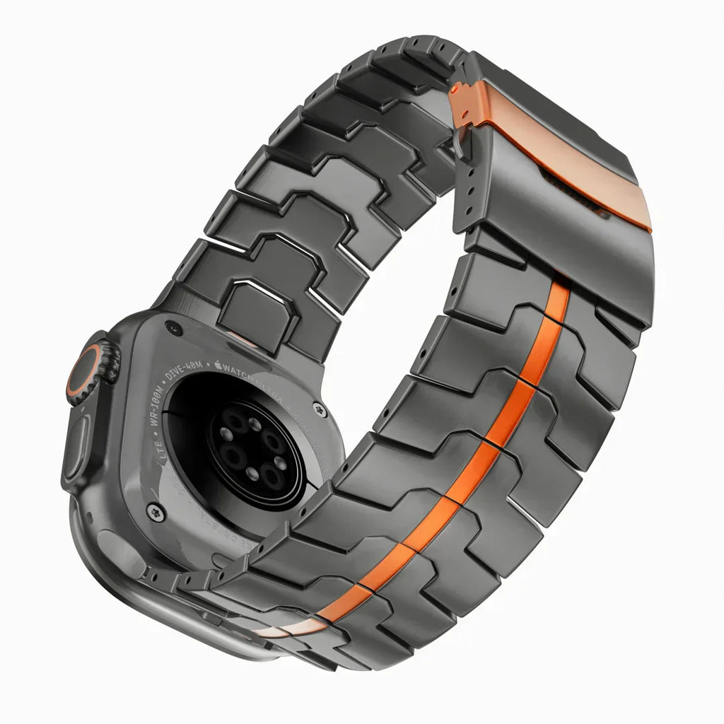 Λουράκι τιτανίου Aurex για Apple Watch — Γυαλισμένο λουράκι - Desfino