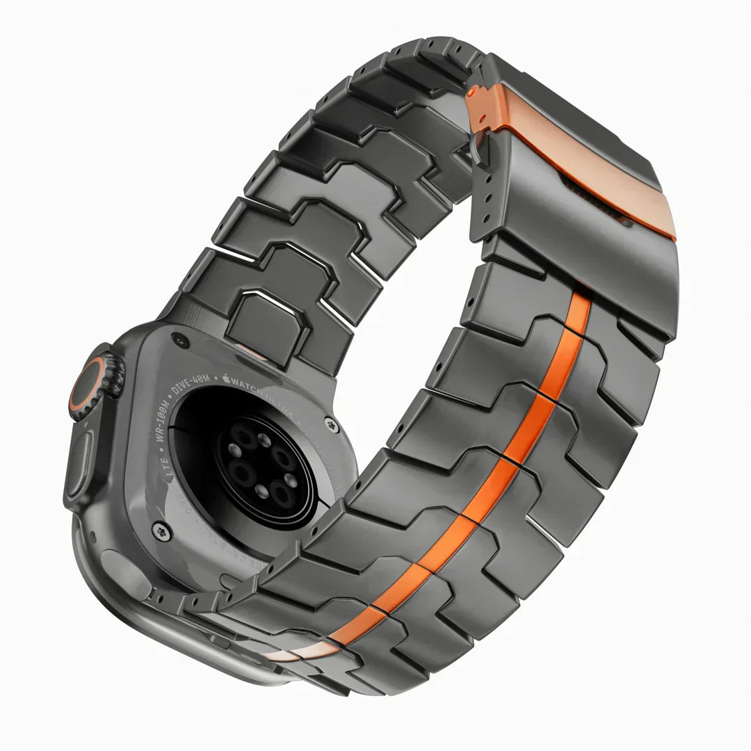 Λουράκι τιτανίου Aurex για Apple Watch — Γυαλισμένο λουράκι - Desfino