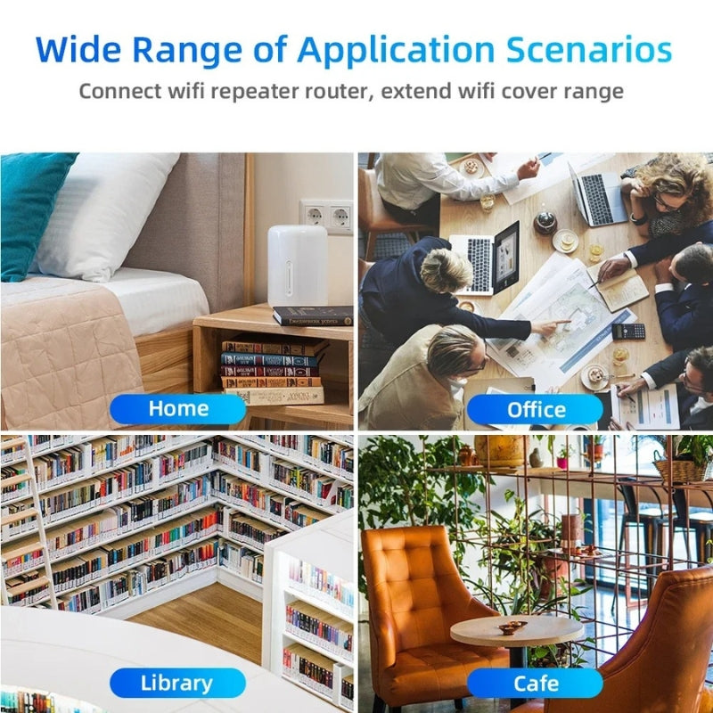 Gardex dualband WiFi-rekkeviddeforlenger for utendørs bruk — 2,4 GHz/5 GHz - Desfino