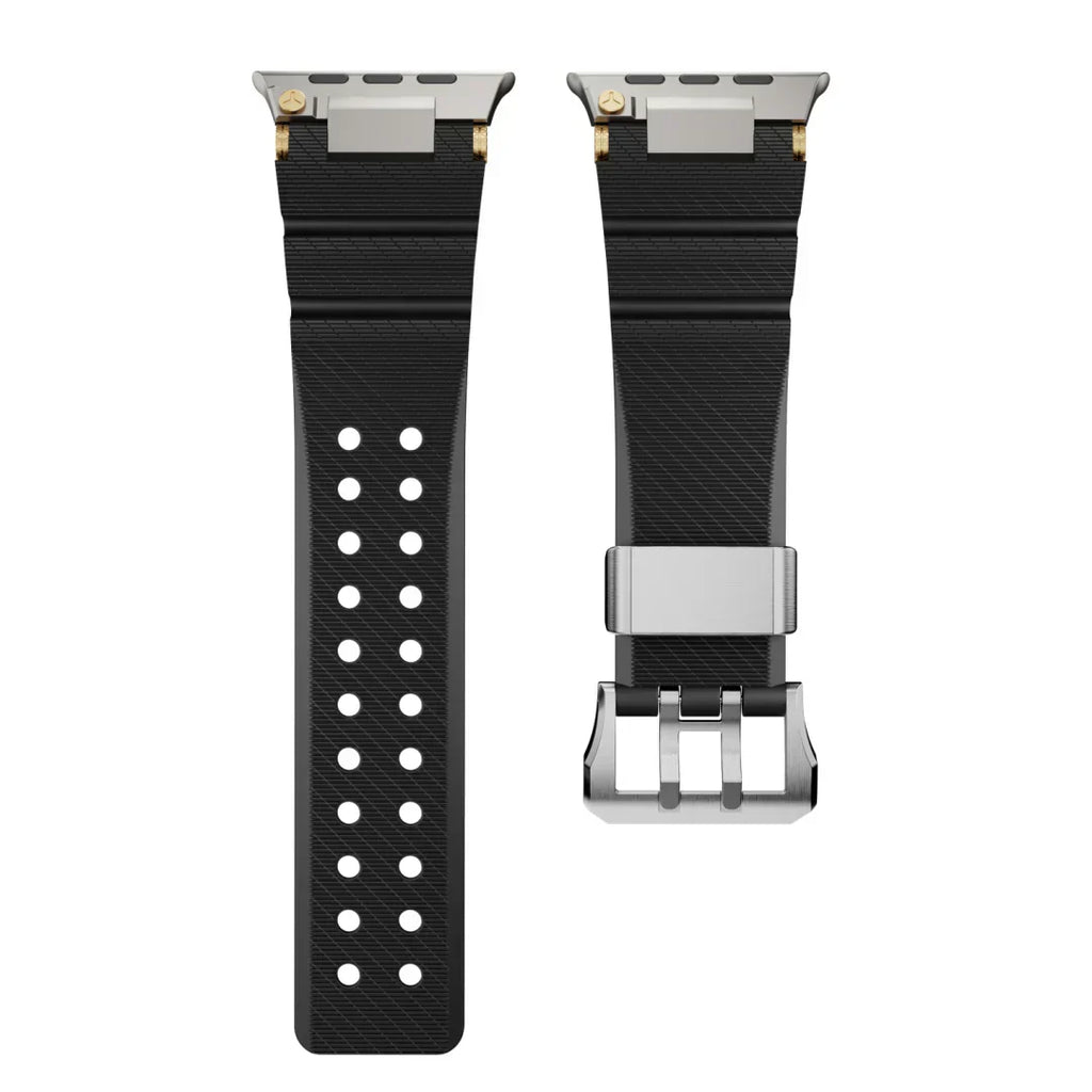 Bracelete de silicone para Apple Watch ArloGear — Estilo inspirado na mecânica - Desfino