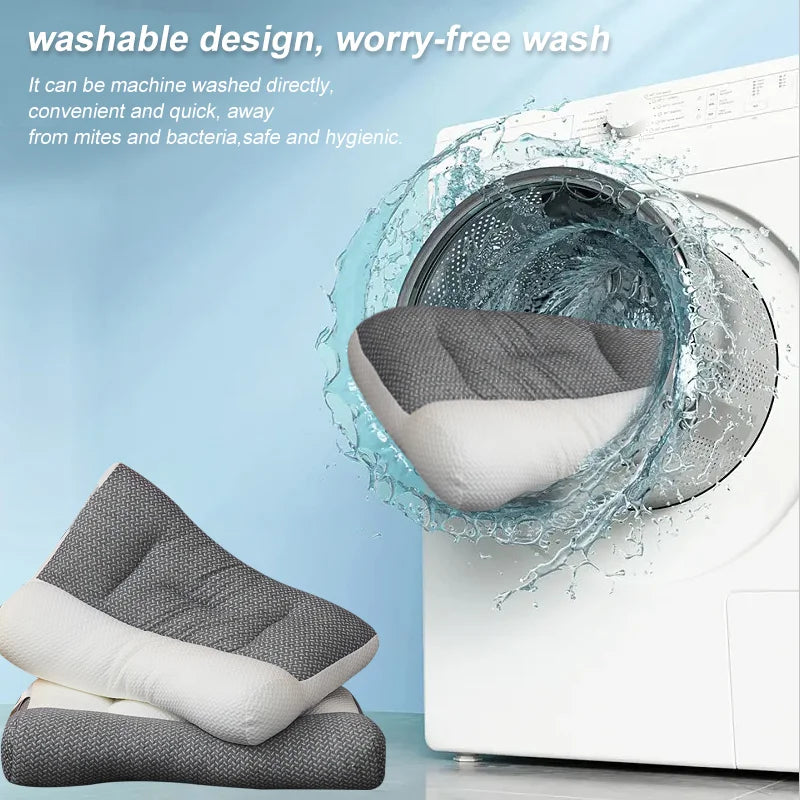RestWell Cervical Support Pillow — Ergonomic Contoured Neck Roll - Desfino