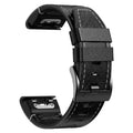 רצועת TPU ועור של Arion ל-Garmin Fenix 8, 7X, 6X Pro - Desfino