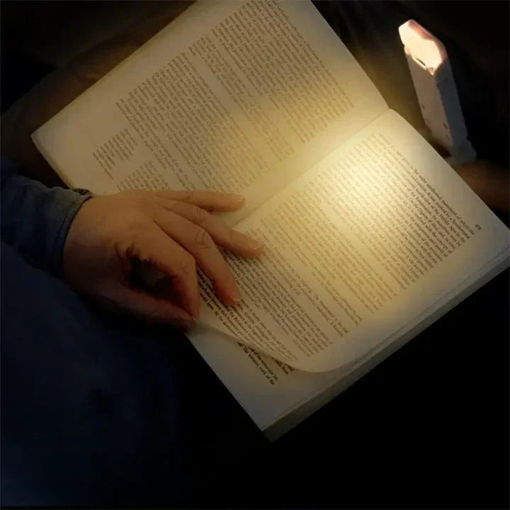 LumaLeaf per USB aufladbare LED-Buchleuchte mit Clip, verstellbar - Desfino