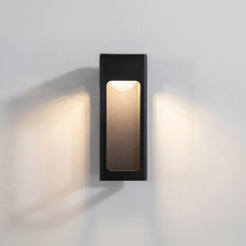 Aureto geometrische Außenwandleuchte - modern, wasserdicht, IP65 | Desfino