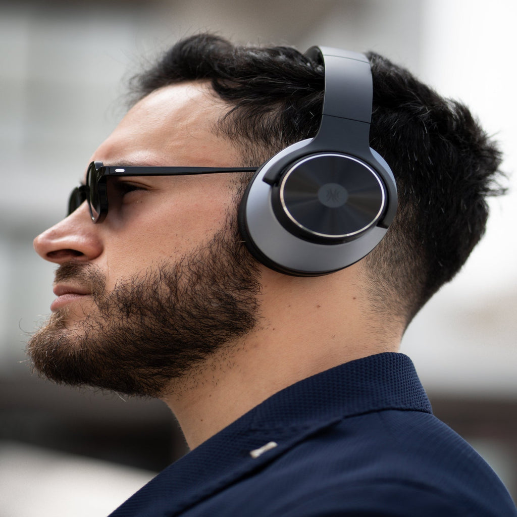 Cuffie wireless circumaurali ANC Kirrea — Bluetooth 5.0, microfono integrato - Desfino
