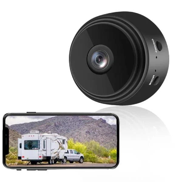 720p HD Wireless Backup Camera — Built-In Hotspot, Night Vision, Smartphone Pairing