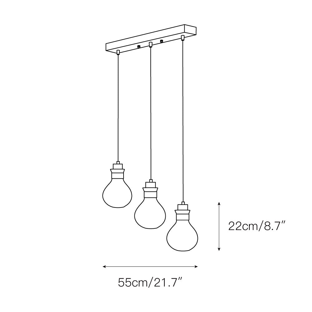 Pendelleuchte aus natürlichem Hanfseil und Glas