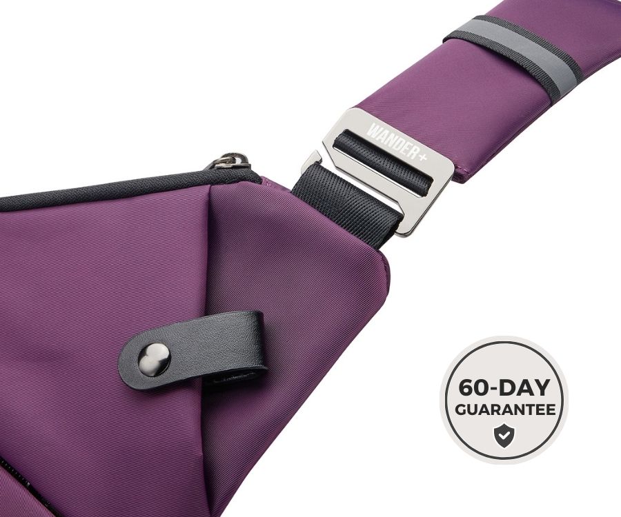 Slim Anti-Theft Travel Bag — Front Carry, Hidden Zippers, Storage - Desfino