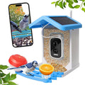 Comedero para pájaros con cámara solar SolaraCam — Monitor de fauna diurna y nocturna - Desfino