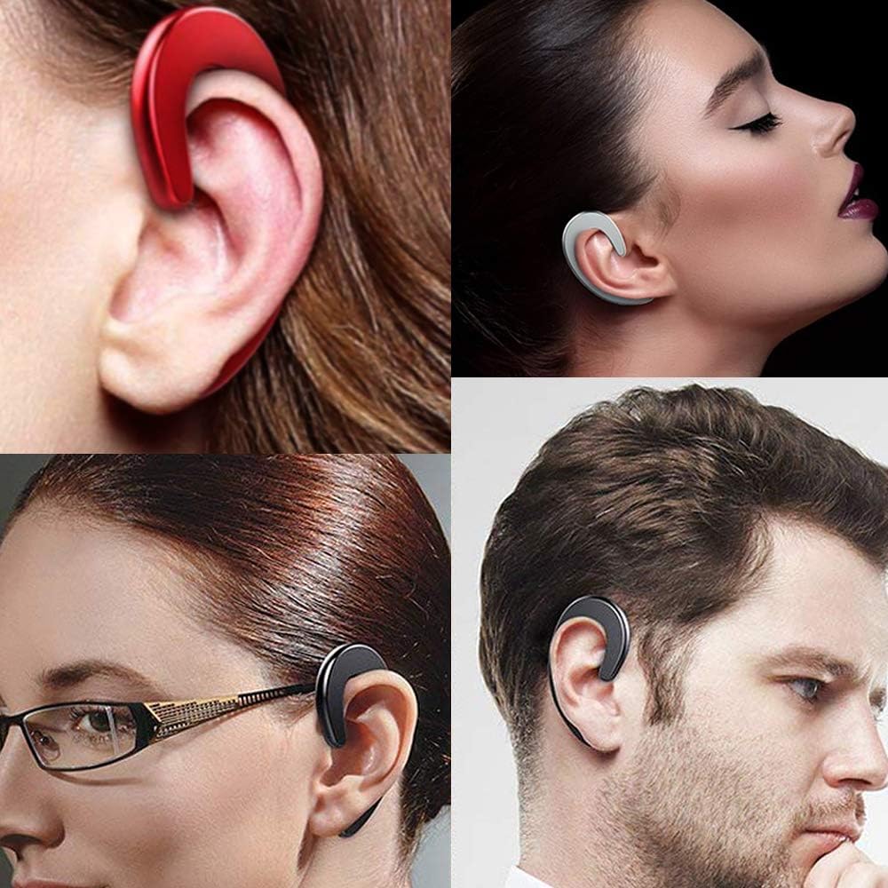 Flux Bluetooth-hörlurar med öppen design och öronkrok — brusreducering | Desfino