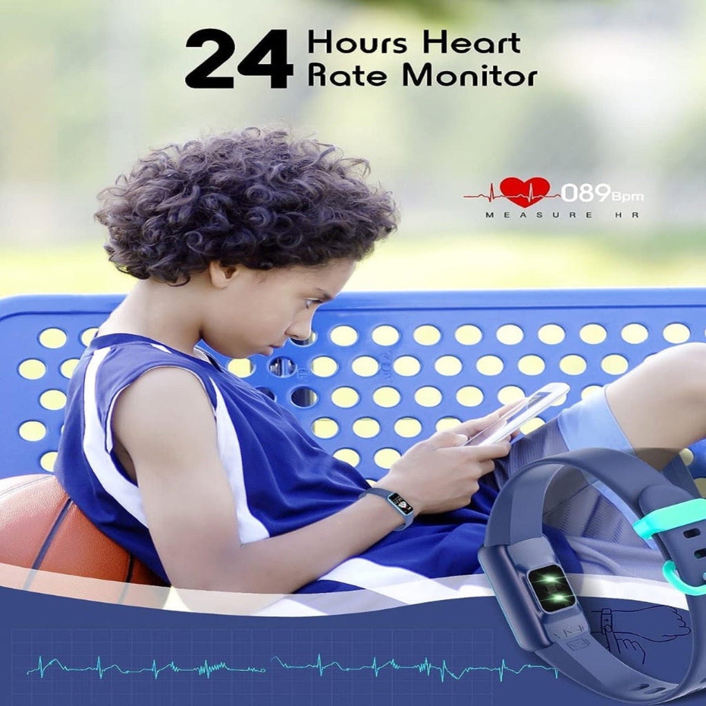 Dětské chytré hodinky KidzTrack Pro — GPS, krokoměr a monitor srdečního tepu - Desfino