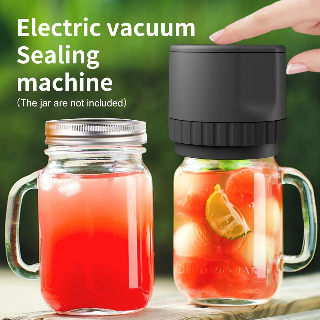 FreshLock Cordless Mason Jar Vacuum Sealer Kit, Rechargeable - Desfino