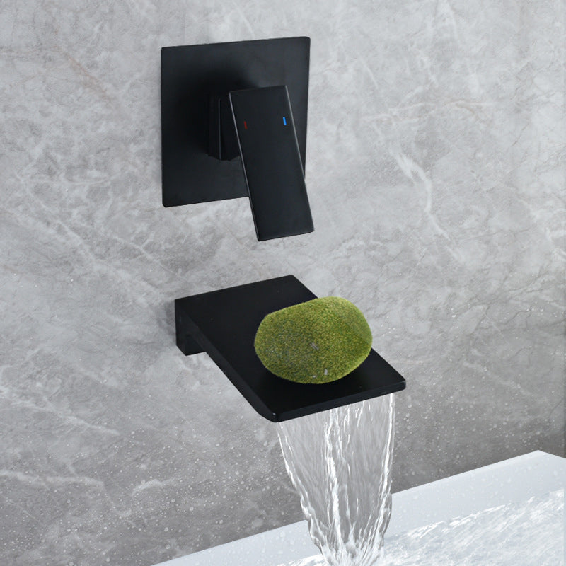 Rubinetto da bagno a parete monocomando a cascata - Bocca a cascata - Desfino