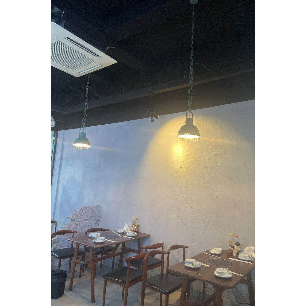 Hopedale Pendant Light — Single Bulb, Domed Shade