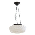 M48 Iron and Glass Cylinder Chandelier