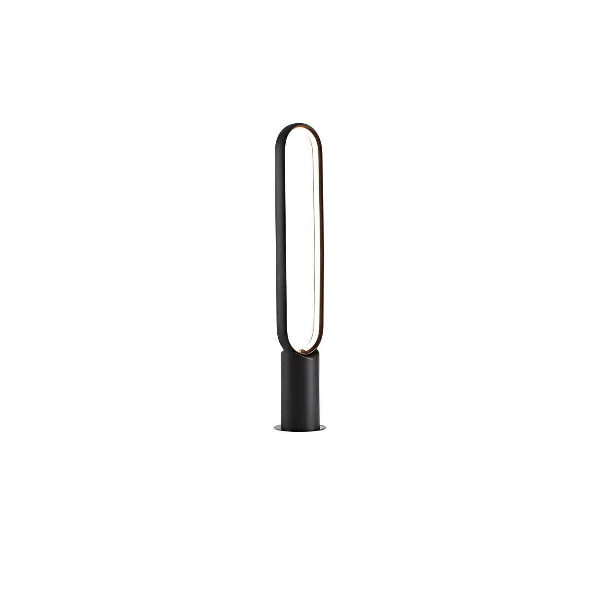 Outdoor Black Oval LED Lawn Light | Desfino