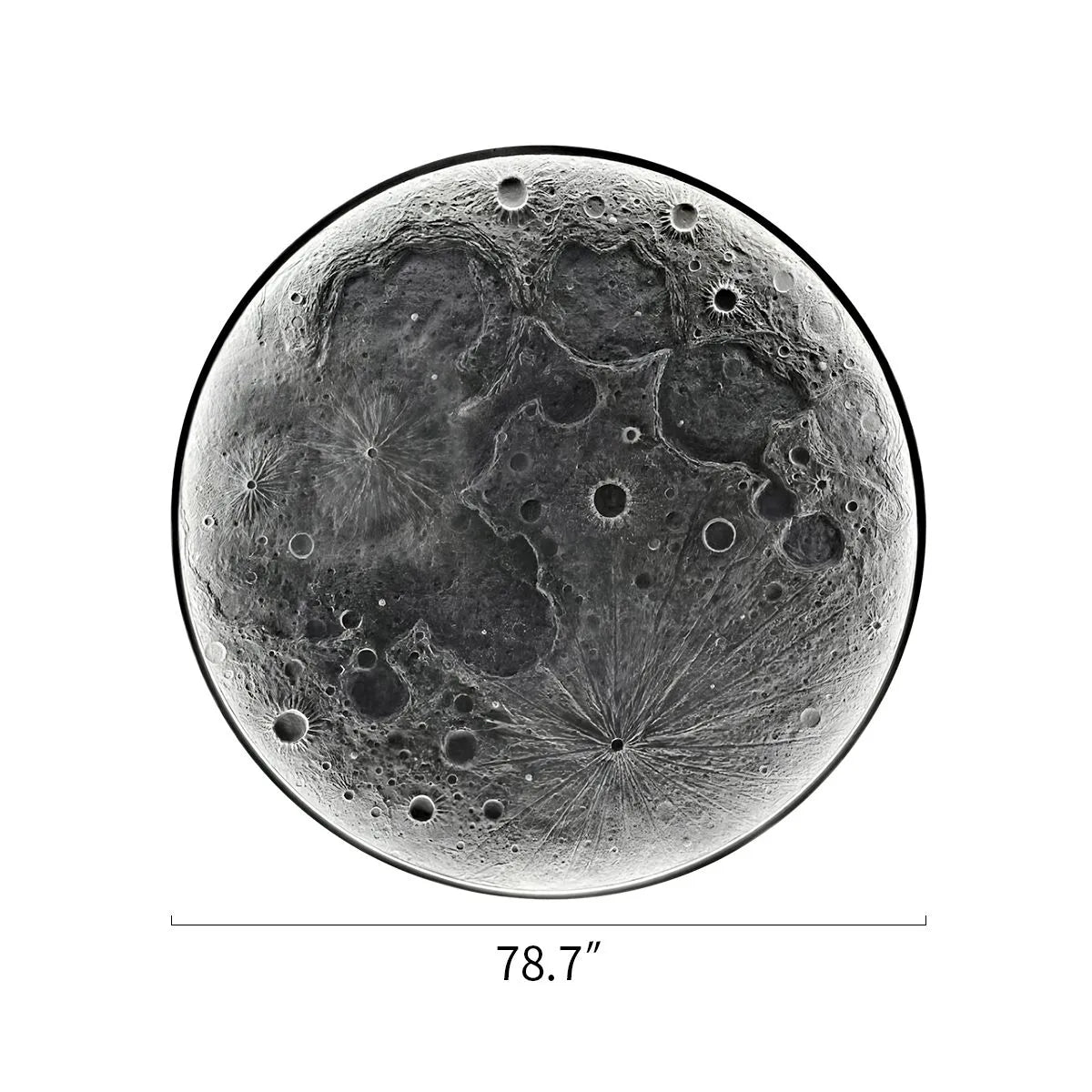 3D Relief Moon Decorative Wall Lamp | Desfino