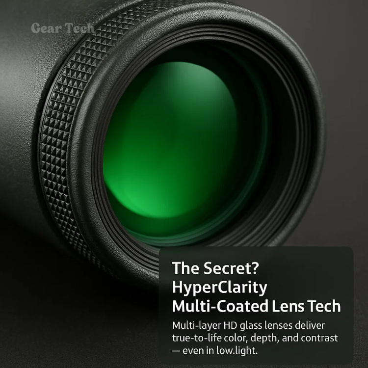 Arden Kompakt 600x HD-Ultra-Zoom-Monokular – Wetterfest, mehrfach vergütete Optik