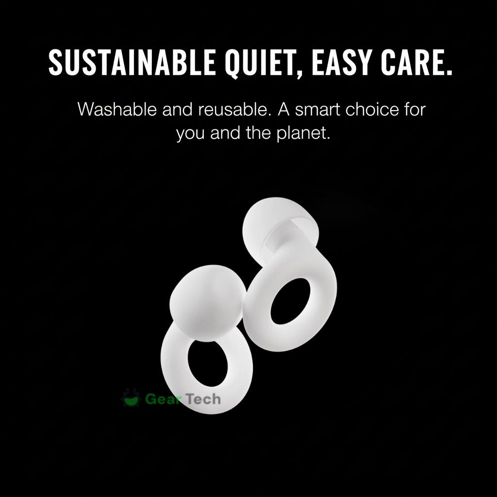 Nora Reusable Noise-Reducing Earplugs for Sleep, Work & Travel | Desfino