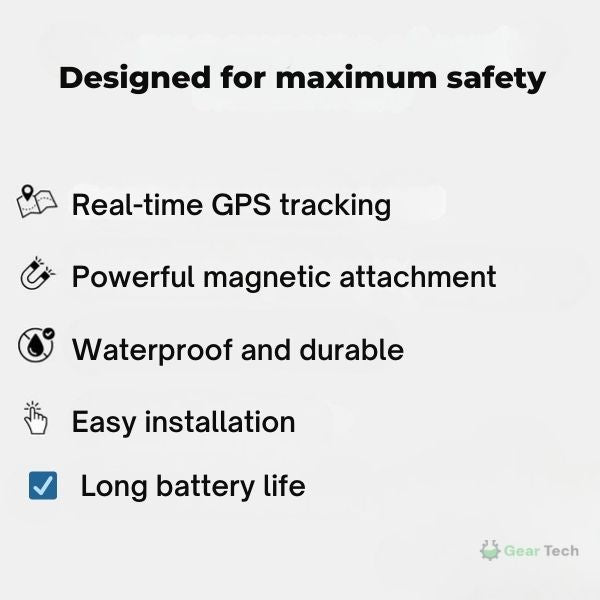 Localizador GPS global para bicicletas Kiro — À prova de água, magnético, sem subscrição | Desfino