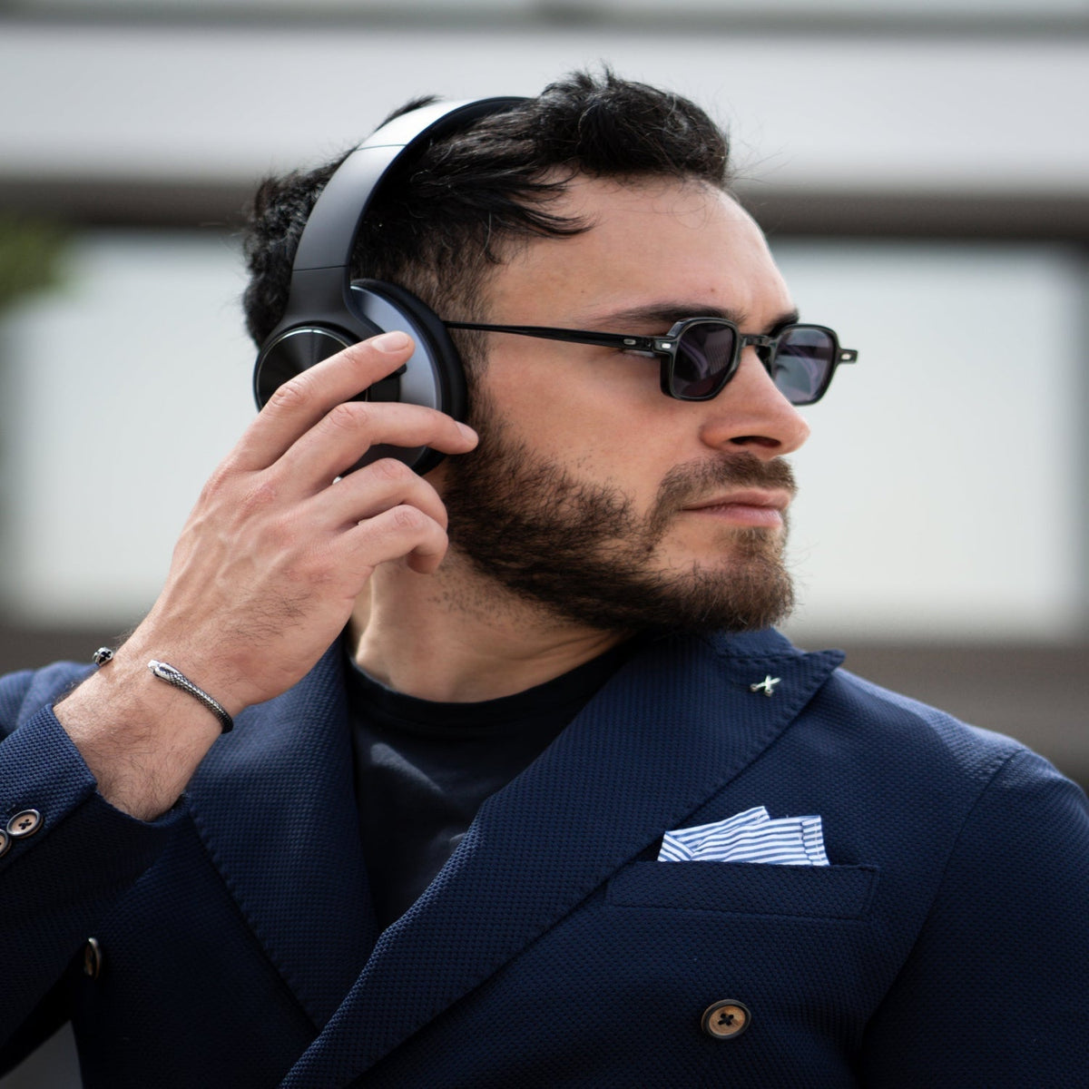 Cuffie wireless circumaurali ANC Kirrea — Bluetooth 5.0, microfono integrato - Desfino