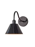 Modern Industrial Tapered Sconce — Clean Metal Wall Light