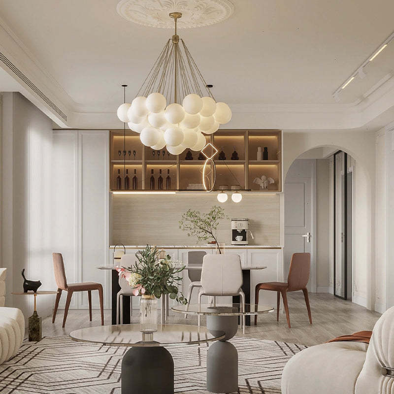 Lumisora Pendant Light — Contemporary Glass and Metal Design - Desfino