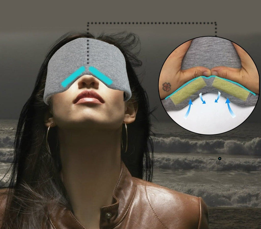 Maschera per dormire Bluetooth SomniWave — cuffie wireless, blocca la luce | Desfino