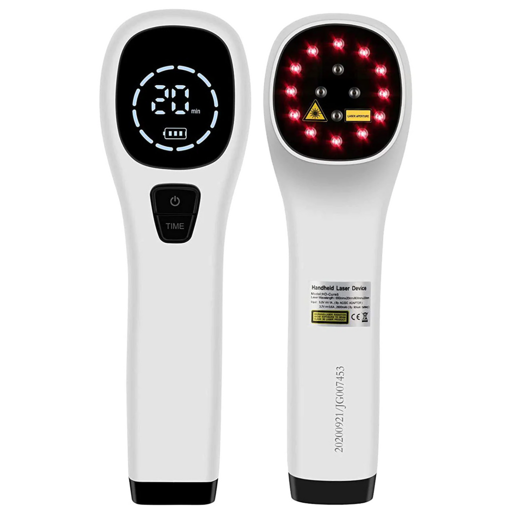LumiNova håndholdt LLLT-apparat — 16 medicinske lasere, 650 nm og 808 nm - Desfino