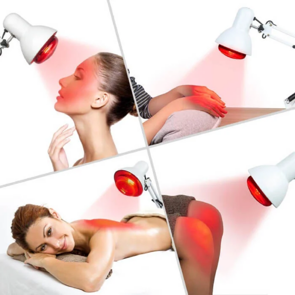 Lámpara de terapia infrarroja NovaGlow — Diseño con soporte ajustable - Desfino