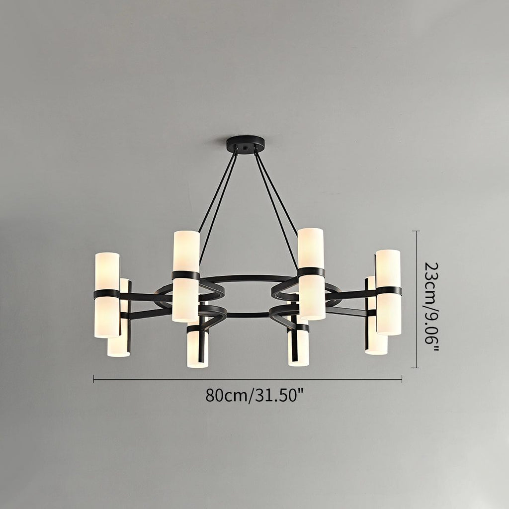 Nordic Creative Multi-Headed Round Chandelier | Desfino