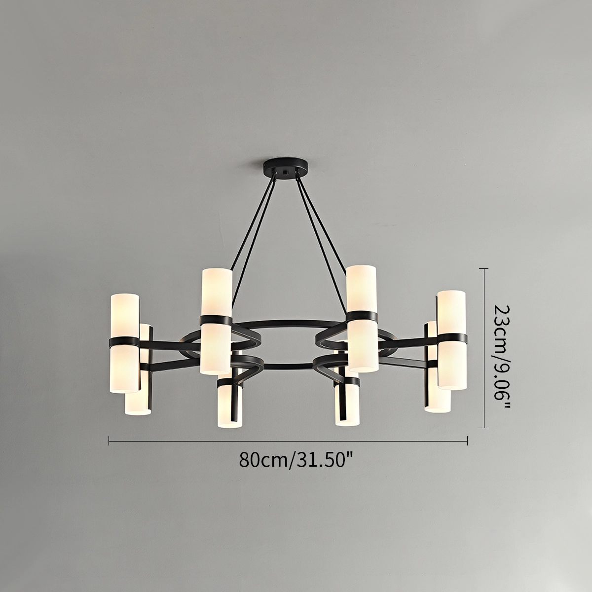 Nordic Creative Multi-Headed Round Chandelier | Desfino
