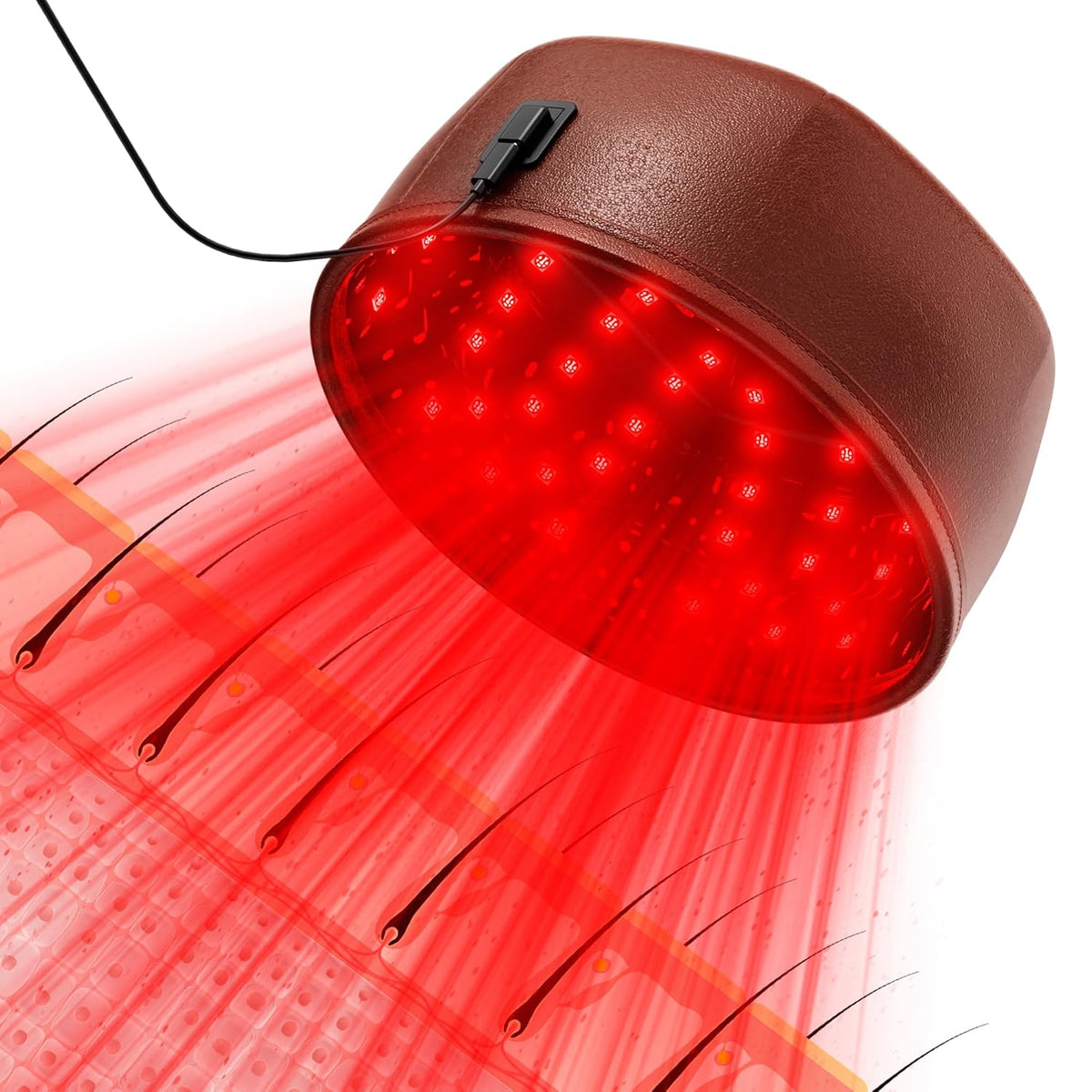 Wearable Laser Hair Cap — 82 Diodes, 30-Minute Sessions