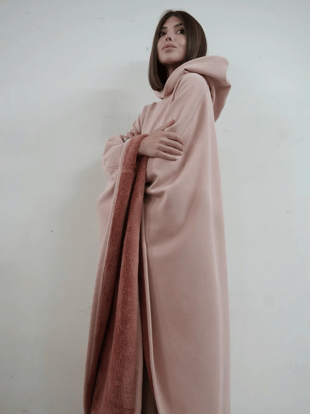 Felpa con cappuccio ArcticFlare NovaWeave — Vestibilità oversize, comfort morbido e rilassante - Desfino