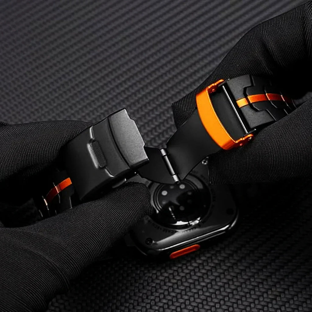 Λουράκι τιτανίου Aurex για Apple Watch — Γυαλισμένο λουράκι - Desfino
