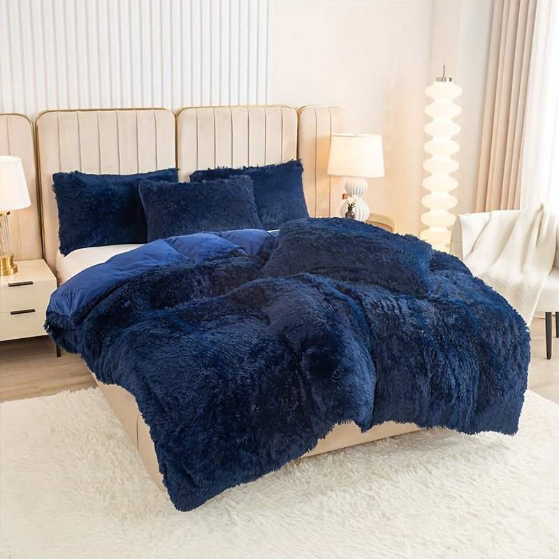 Juego de ropa de cama de felpa Velora de 3 piezas — Comodidad ultrasuave para todas las estaciones - Desfino