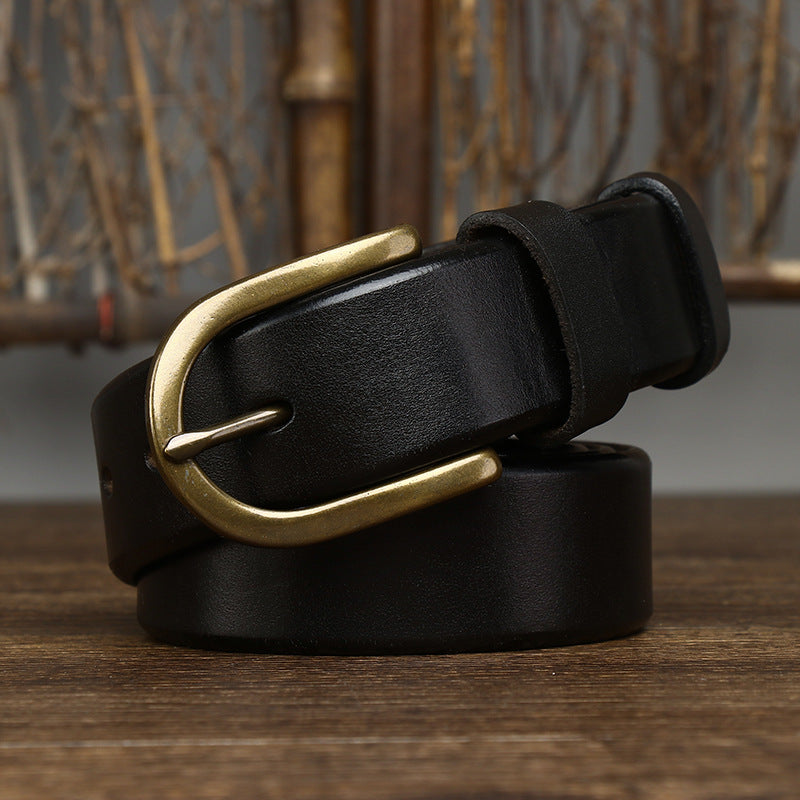 Ceinture classique en cuir pour homme Merrick — style décontracté et habillé - Desfino