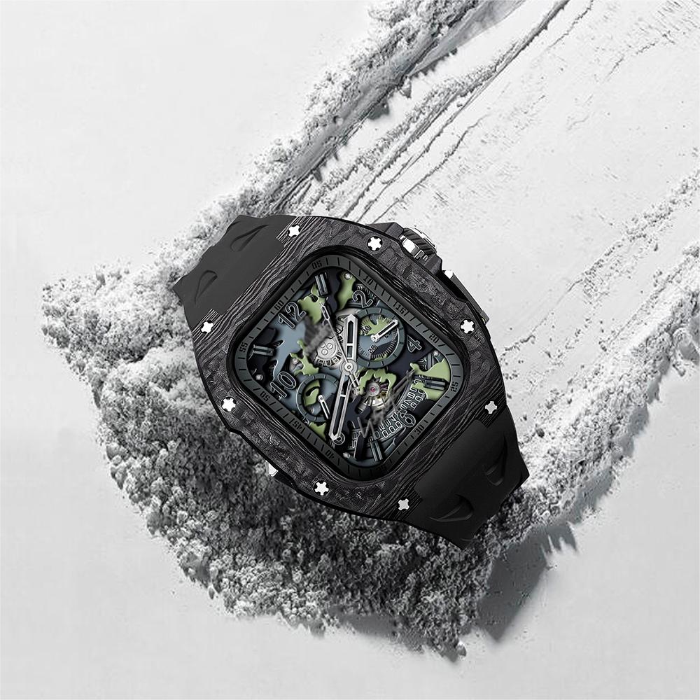 Kit de carcasa de fibra de carbono de conversión para Apple Watch Ultra Novex - Desfino