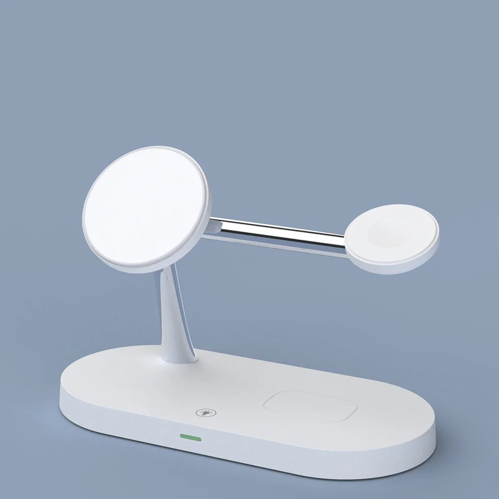 NovaCharge Stazione di ricarica magnetica 5 in 1 con luce notturna - Desfino