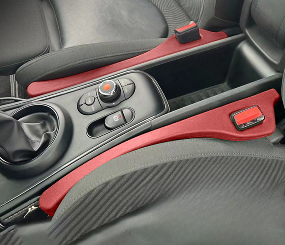 SeatSafe カーシート隙間埋めクッション - 工具不要、取り外し可能なデザイン - Desfino