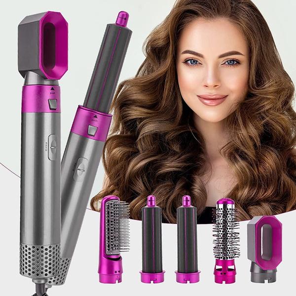 Lunera 5-in-1 Hair Styler — Coanda Auto Curler, Dryer & Flat Brush | Desfino