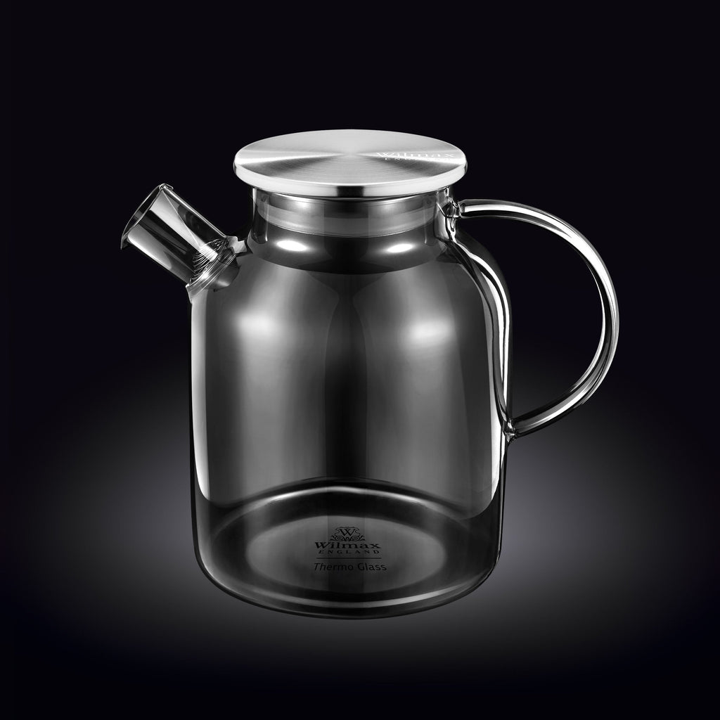 Wilmax-Thermoglastheekanne 54oz — Für Teeliebhaber, herdgeeignet | Desfino